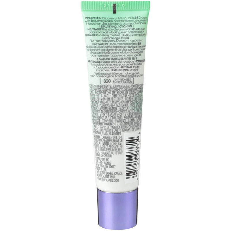 L'Oreal Paris Magic Skin Beautifier BB Cream - Anti-Redness - 1 fl oz