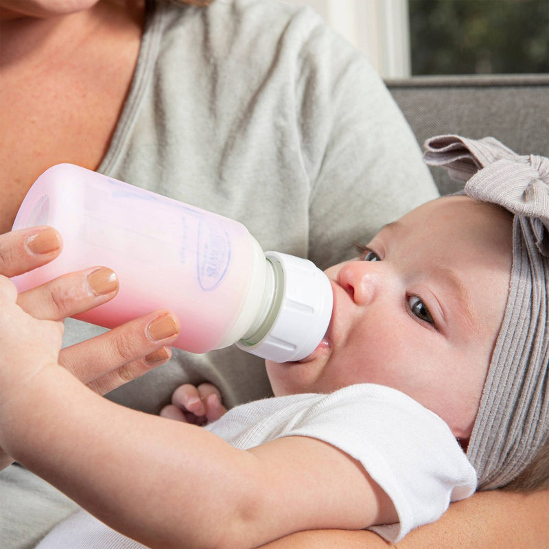 Dr. Brown's 4oz Anti-Colic Options+ Narrow Glass Baby Bottle with Level 1 Slow Flow Nipple - 0m+