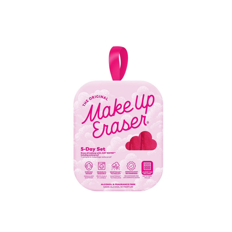 MakeUp Eraser Daily Face Cleanser - Pink - 5ct