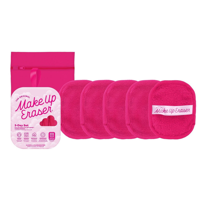 MakeUp Eraser Daily Face Cleanser - Pink - 5ct