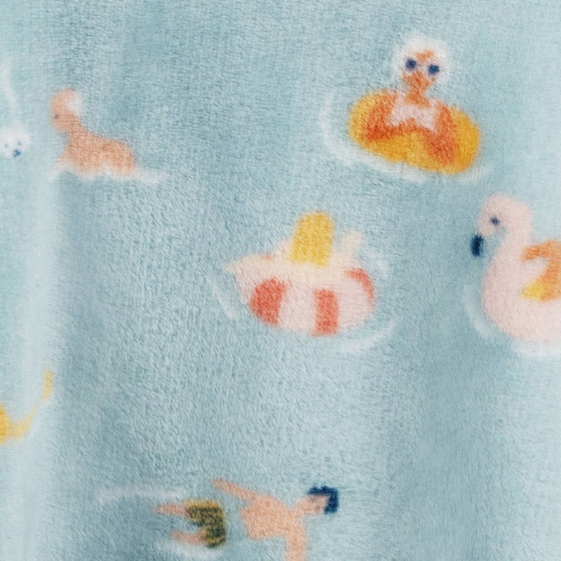 Beachy Scene Printed Plush Throw Blanket - Room Essentials