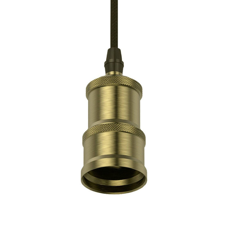 GE Vintage Style Pendant Fixture Soft Gold
