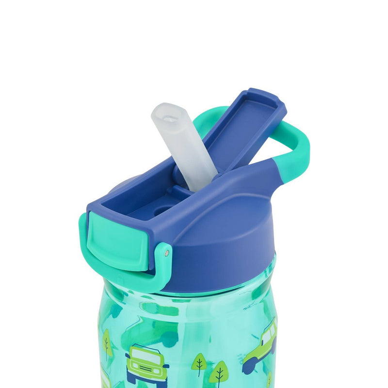 Reduce 14oz Plastic Adventure Rolls Hydrate Tritan Kids Water Bottle with Straw Lid