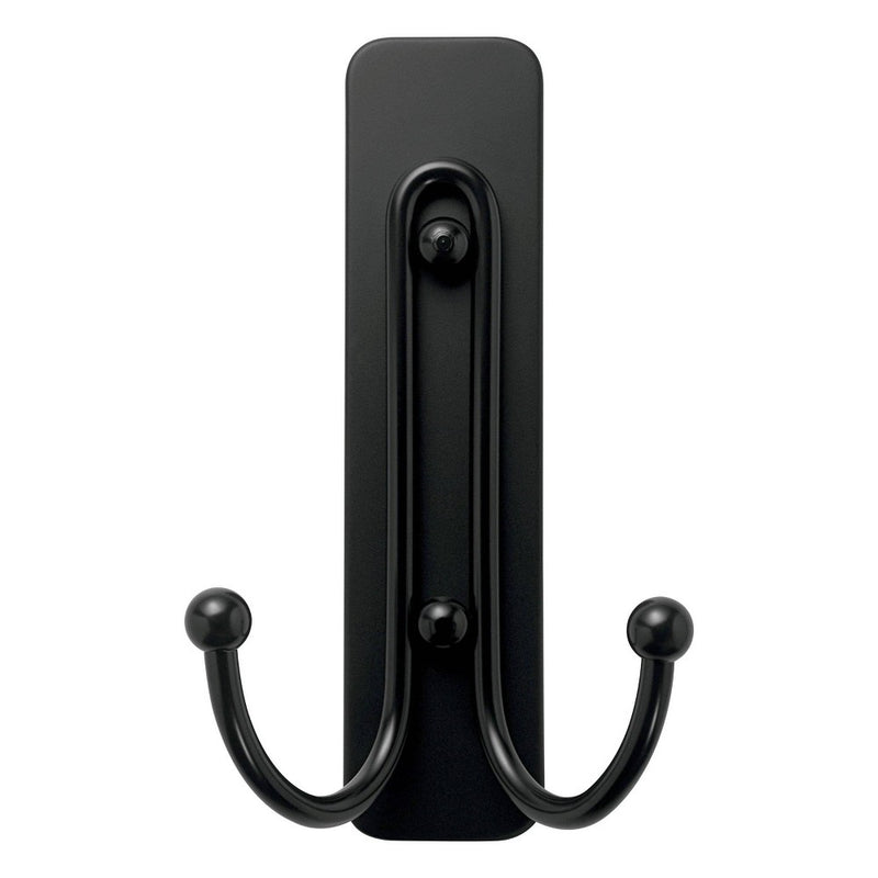 Command Large and Small Decorative Hooks Matte Black