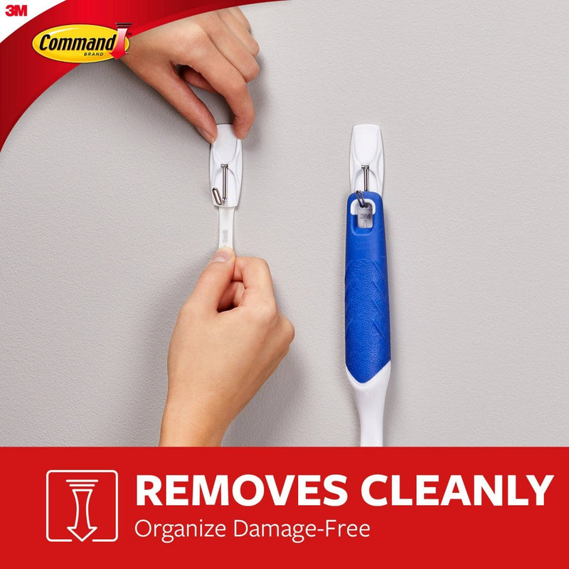 Command Medium Sized Wire Toggle Decorative Hook White
