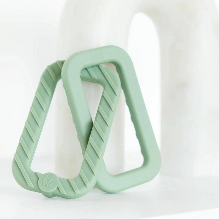 BooginHead Silicone Link Teether - Sage