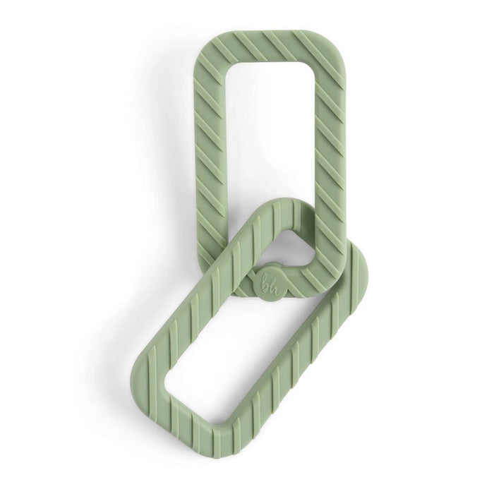 BooginHead Silicone Link Teether - Sage