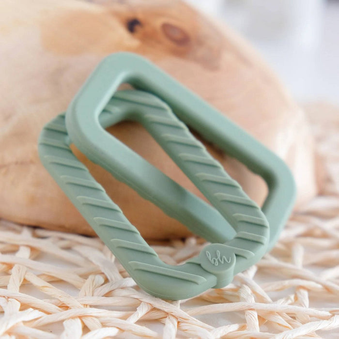 BooginHead Silicone Link Teether - Sage