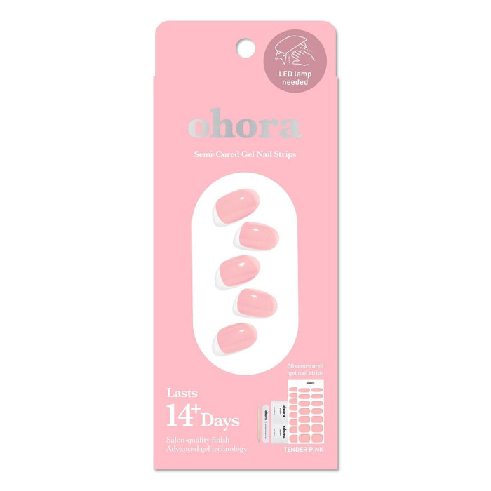 Ohora Gel Nail Art Basic Line - Tender Pink - 30pc