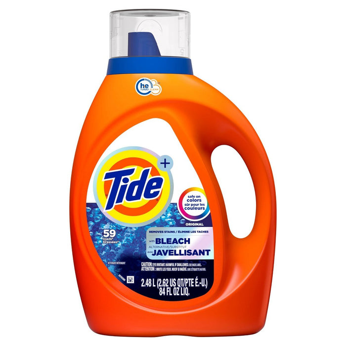 Tide with Bleach Alternative Original Scent HE Compatible Liquid Laundry Detergent - 84 fl oz