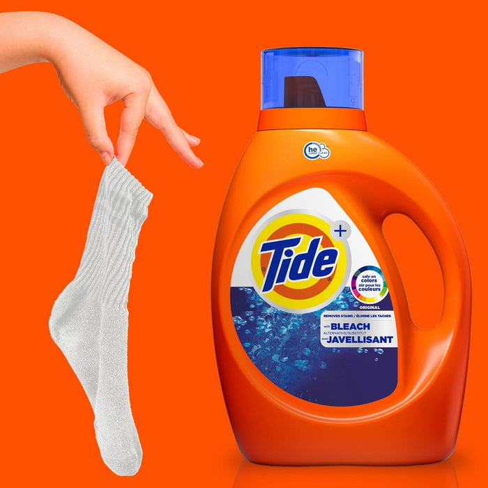 Tide with Bleach Alternative Original Scent HE Compatible Liquid Laundry Detergent - 84 fl oz