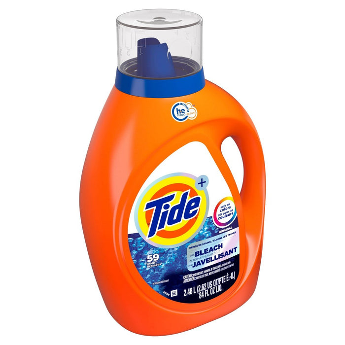 Tide with Bleach Alternative Original Scent HE Compatible Liquid Laundry Detergent - 84 fl oz
