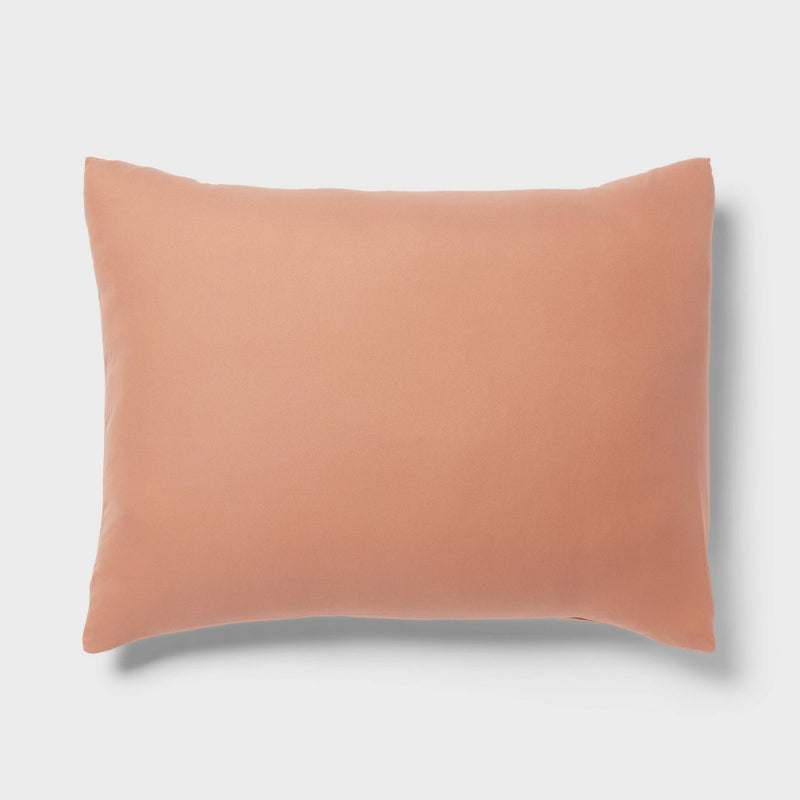 7pc Queen Reversible Printed Microfiber Comforter and Sheet Set Copper - Room Essentials