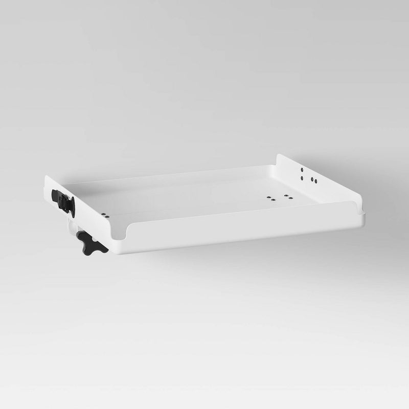 Fold Down Loft Tray Nightstand White - Room Essentials