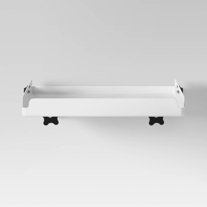 Fold Down Loft Tray Nightstand White - Room Essentials