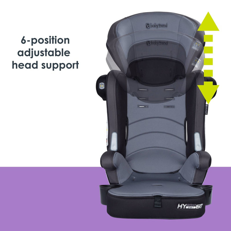 AS IS-NO BOX-Baby Trend Hybrid SI 3-in-1 Combination Booster Seat with Side Impact Protection - Madrid Black (LOCAL PICKUP ONLY)