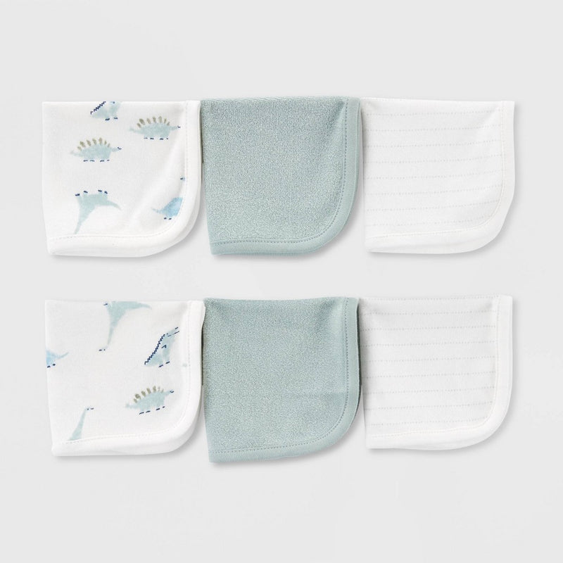 Carter's Just One You Baby Boys' Dino Bath Towel - Sage Green