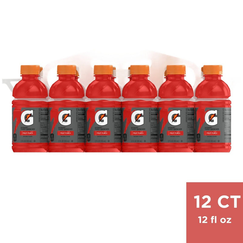 Gatorade Fruit Punch Sports Drink - 12pk/12 fl oz Bottles (LOCAL PICKUP ONLY)
