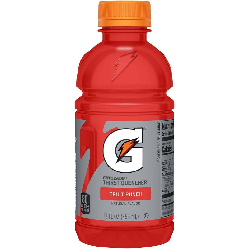 Gatorade Fruit Punch Sports Drink - 12pk/12 fl oz Bottles (LOCAL PICKUP ONLY)