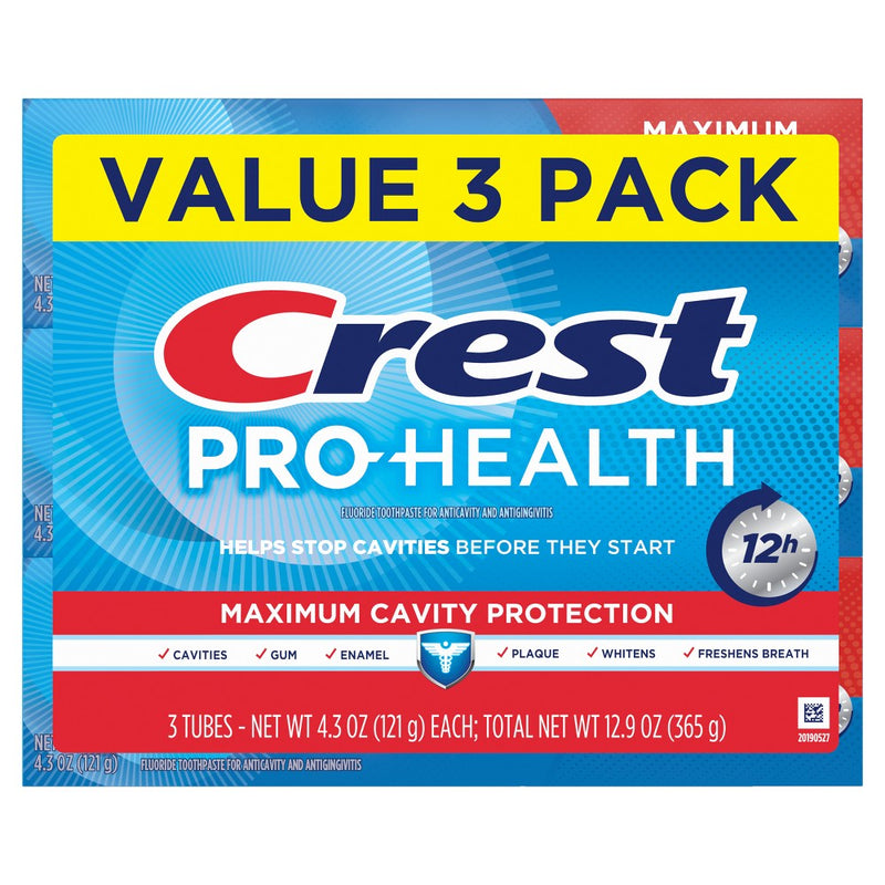 Crest Pro-Health Maximum Cavity Protection Toothpaste - 4.3oz/3pk
