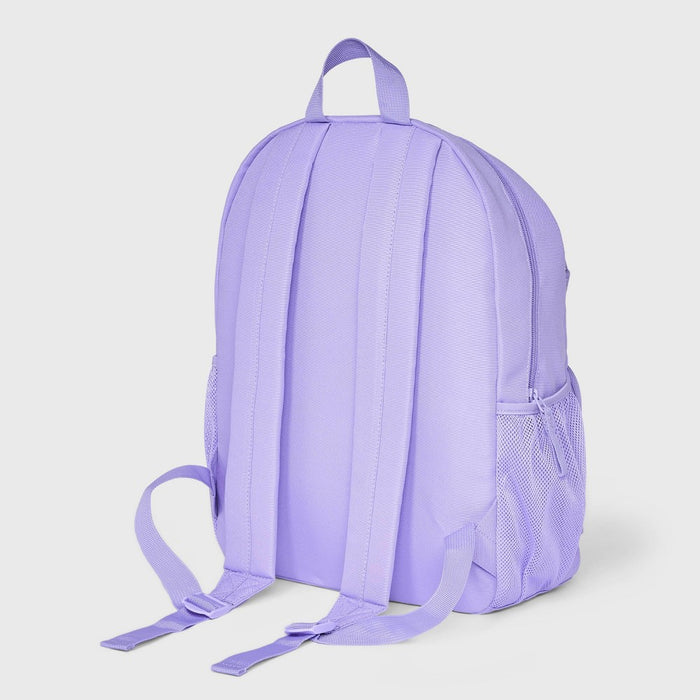 Girls' 16" Butterfly Quilted Two Pocket Backpack - Cat & Jack Purple