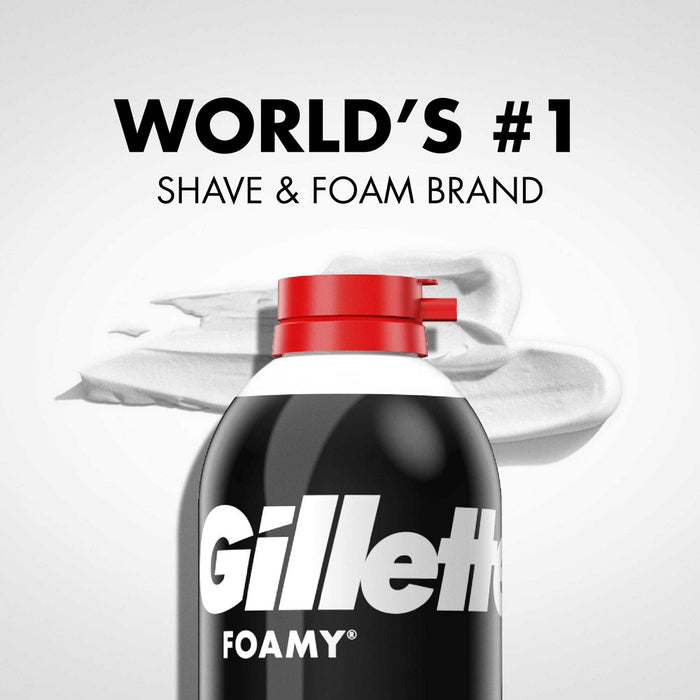 Gillette Foamy Men's Regular Shave Foam - Trial Size - 2oz