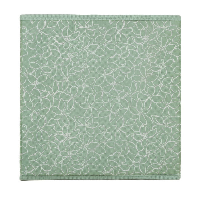 11" Fabric Bin Mint Floral - Room Essentials