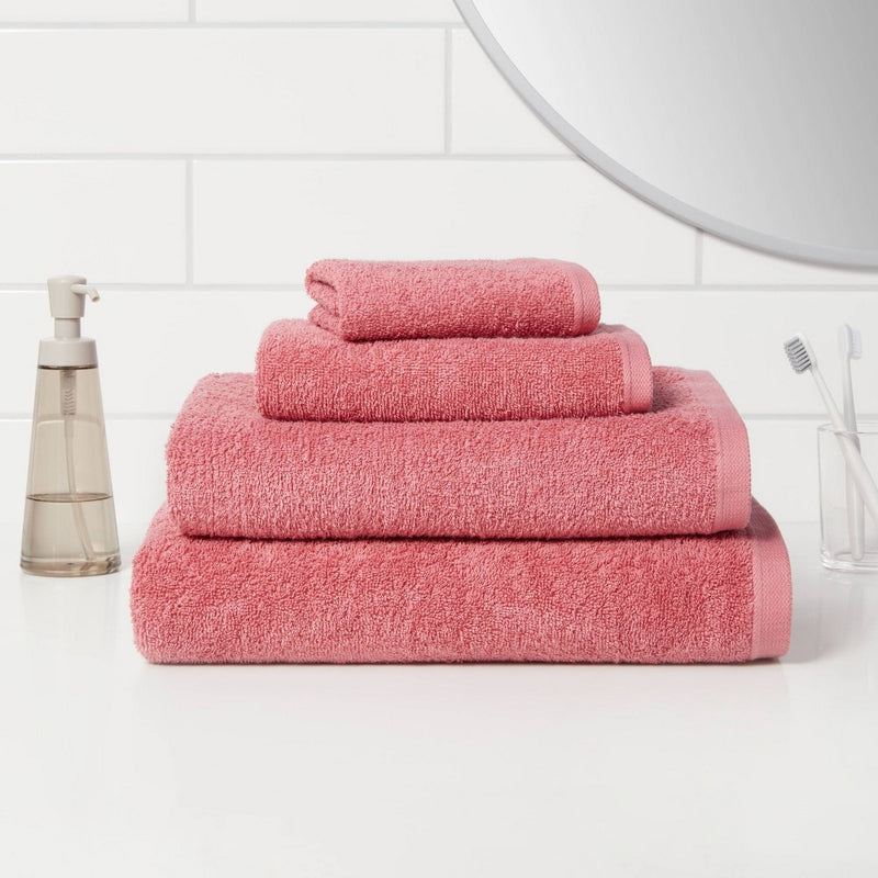 Oversized Everyday Bath Towel Pink - Room Essentials