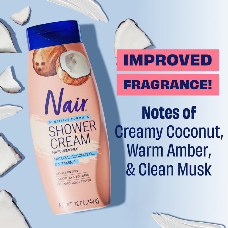 Nair Hair Removal Cream - Coconut Oil - 12oz
