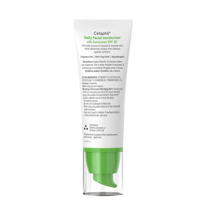 Cetaphil Daily Facial Moisturizer Broad Spectrum - SPF 50 - 1.7 fl oz