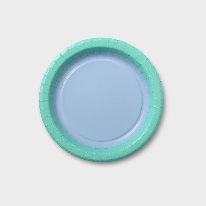 8ct Blue and Green Dinner Plates