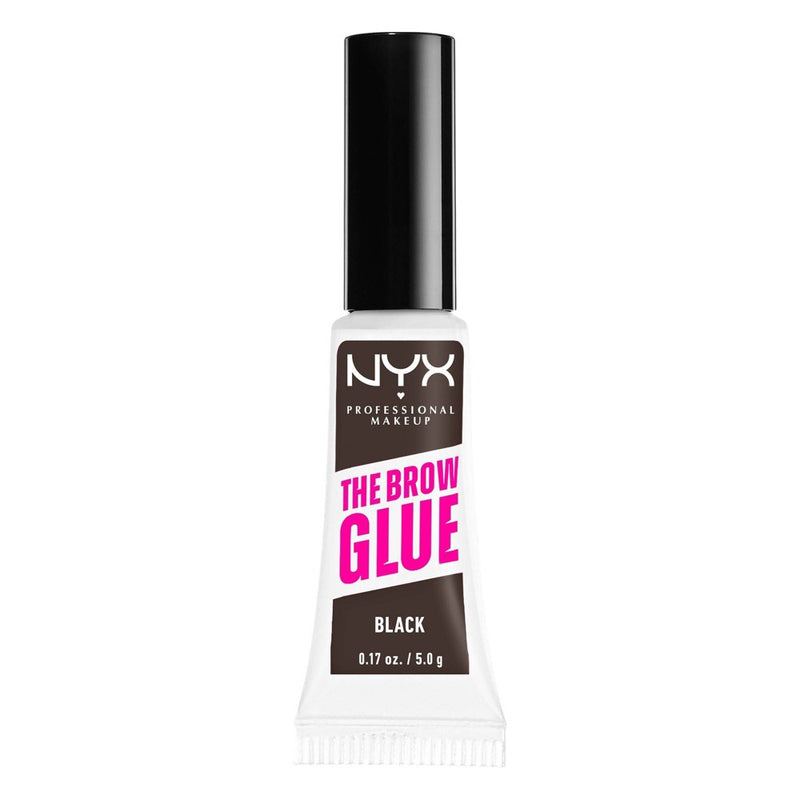 NYX Professional Makeup Brow Glue Eyebrow Gel - Black - 0.17 fl oz