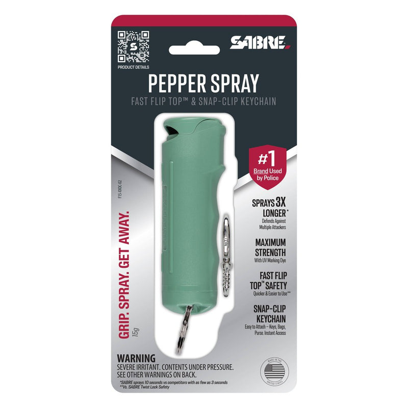 Sabre Fliptop Pepper Spray Sage Green