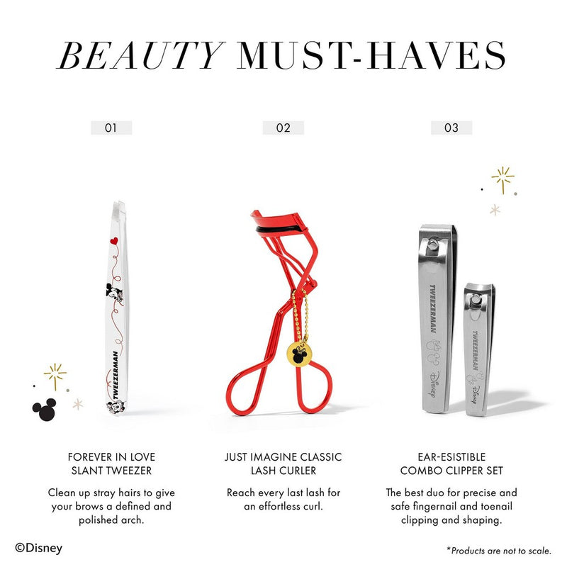 Tweezerman Disney Mickey Mouse & Minnie Mouse Forever in Love Slant Tweezer