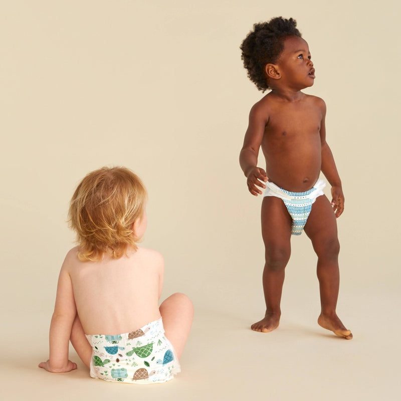 The Honest Company Clean Conscious Disposable Diapers Turtle Time & Dots + Dashes - Size 2 - 72ct