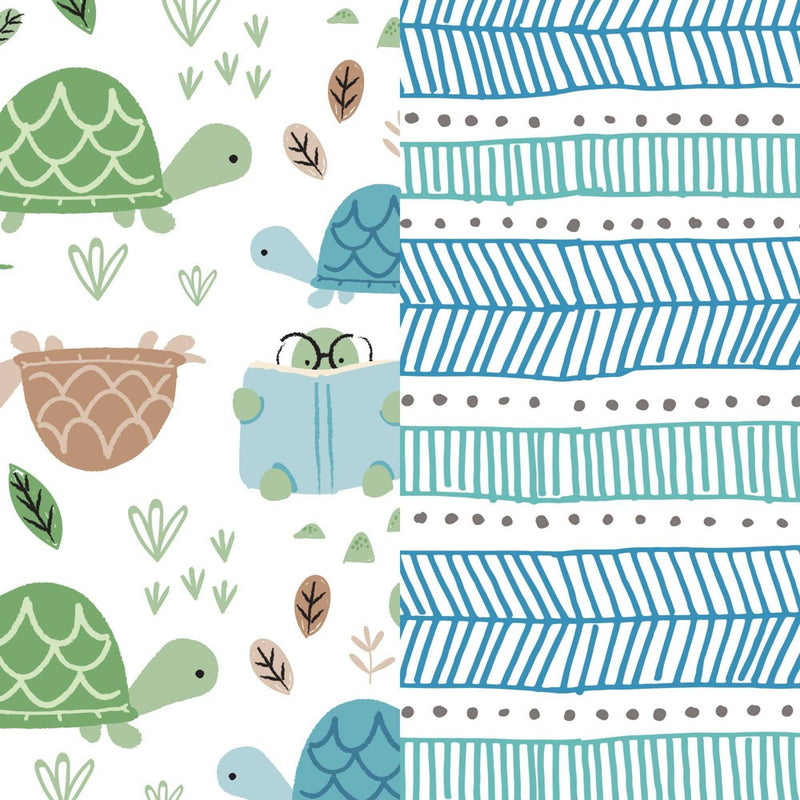 The Honest Company Clean Conscious Disposable Diapers Turtle Time & Dots + Dashes - Size 2 - 72ct