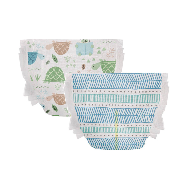The Honest Company Clean Conscious Disposable Diapers Turtle Time & Dots + Dashes - Size 2 - 72ct