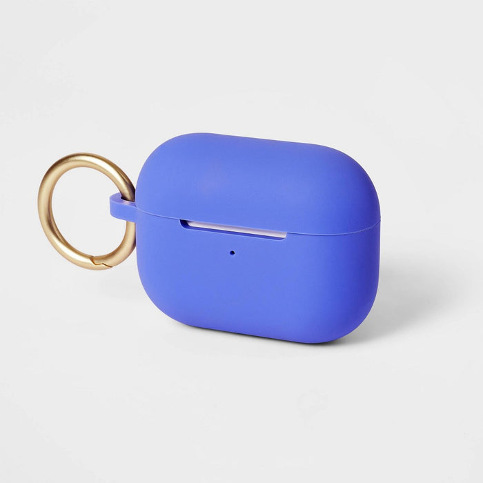 Apple AirPods Pro Silicone Case with Clip - heyday Space Blue