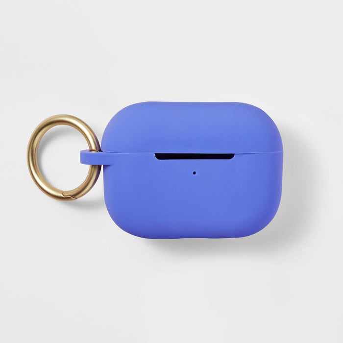 Apple AirPods Pro Silicone Case with Clip - heyday Space Blue