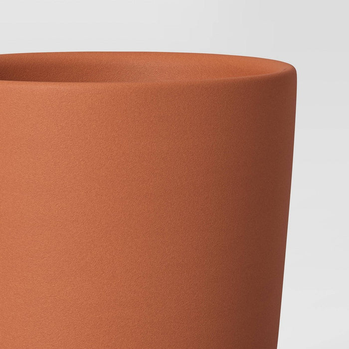 3.98" Wide Terracotta Outdoor Planter - Threshold