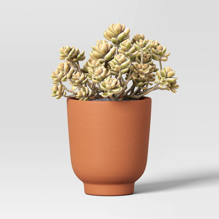 3.98" Wide Terracotta Outdoor Planter - Threshold