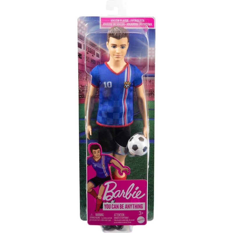 Barbie Ken Soccer Doll - Blue #10 Uniform