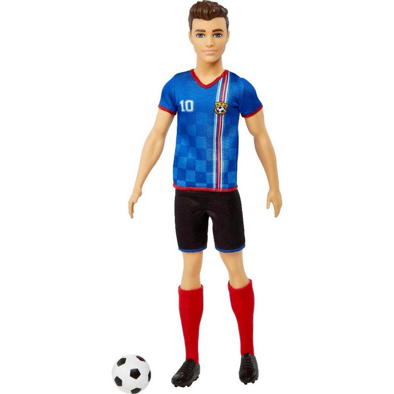 Barbie Ken Soccer Doll - Blue #10 Uniform