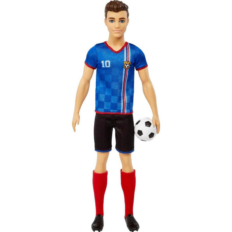 Barbie Ken Soccer Doll - Blue #10 Uniform