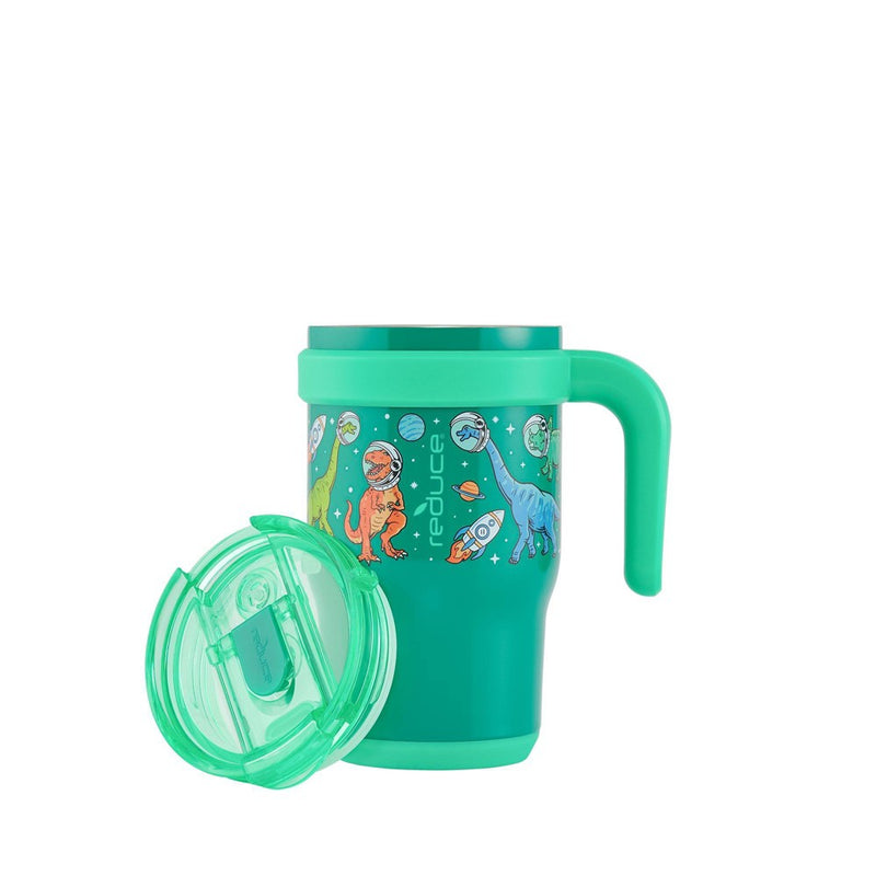 Reduce 14oz Coldee Vacuum insulted Stainless Steel Straw Tumbler Bright Green