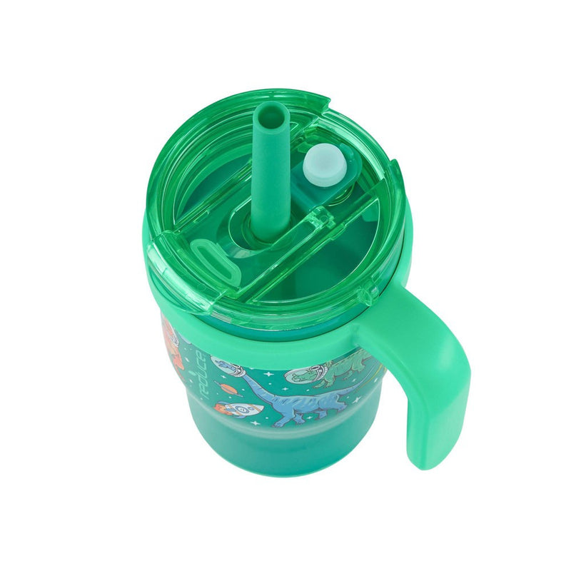 Reduce 14oz Coldee Vacuum insulted Stainless Steel Straw Tumbler Bright Green