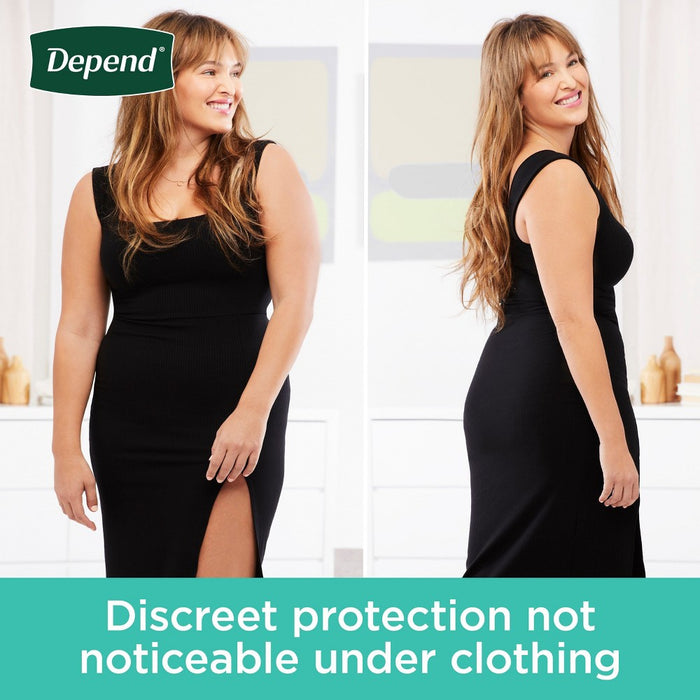 Depend Fresh Protection Adult Incontinence & Postpartum Underwear for Women - Maximum Absorbency - XXL - Blush - 22ct