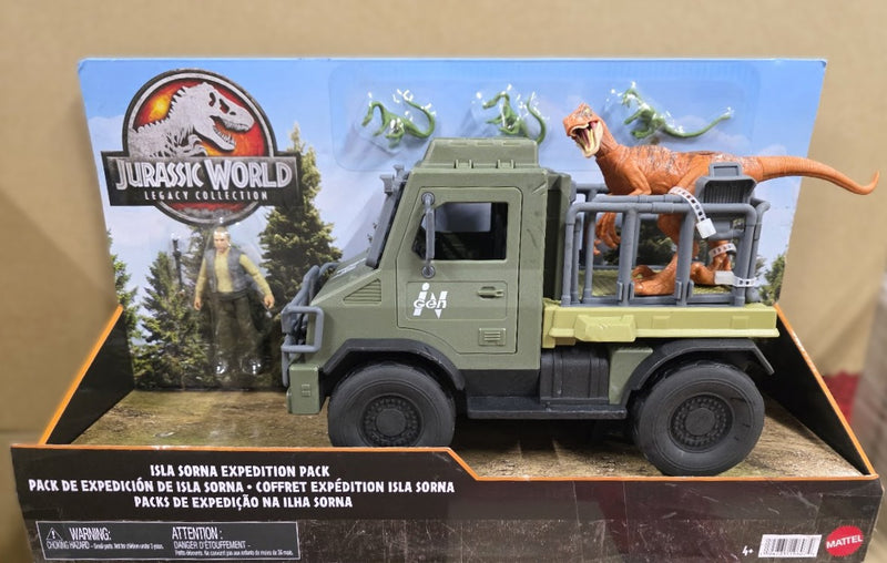 Jurassic World Legacy Collection Isla Sorna Jeep Expedition Toy Vehicle Pack