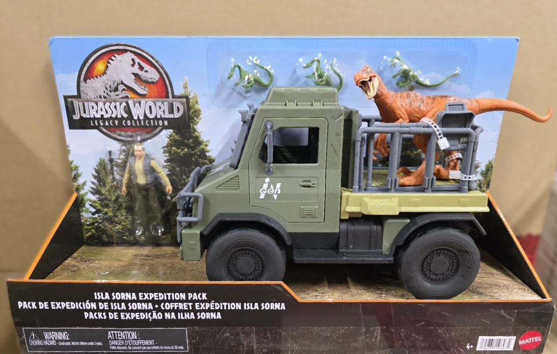 Jurassic World Legacy Collection Isla Sorna Jeep Expedition Toy Vehicle Pack