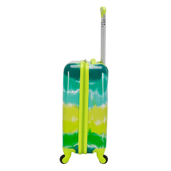 Crckt Kids' Hardside Carry On Spinner Suitcase - Green Tie Dye (LOCAL PICKUP ONLY)